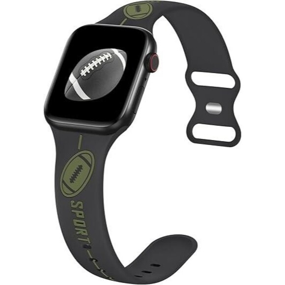 Bandiction Silicone Band For Apple iWatch Series  9 Ultra 8 7 6 5 4 3 2 1 SE - Picture 1 of 9